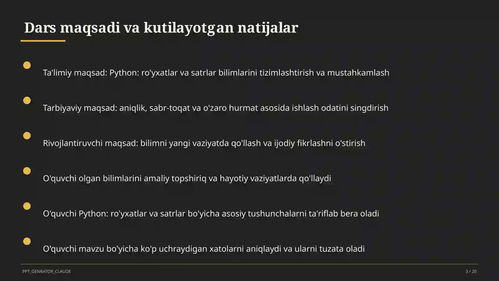 Informatika va axborot texnologiyalari (5–11) — o'quvchilar uchun 3