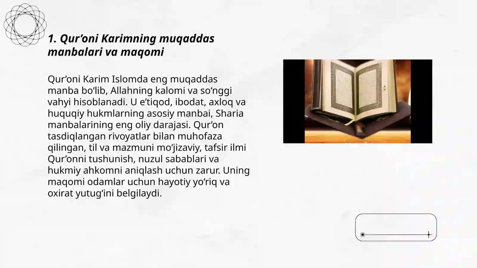 Qur’oni Karimning muqaddas manbalari va maqomi 3