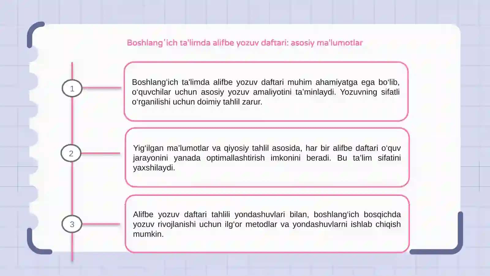 Alifbe yozuv daftari 3