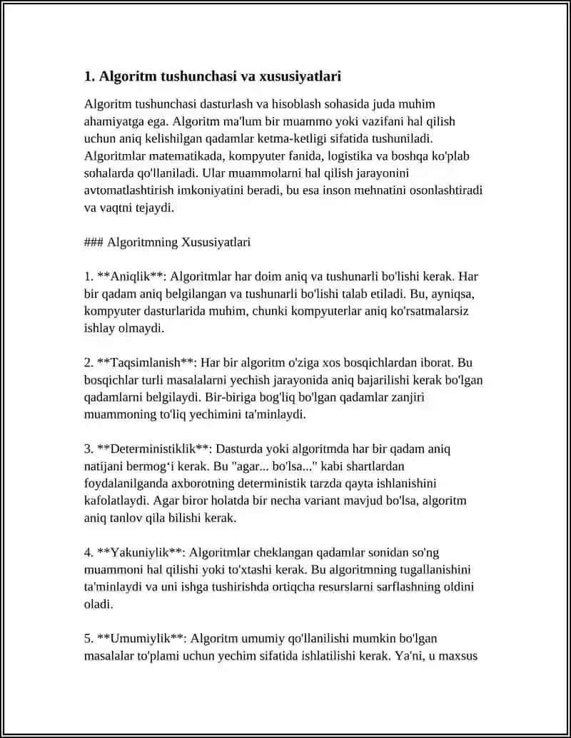 ALGORITMLAR 3