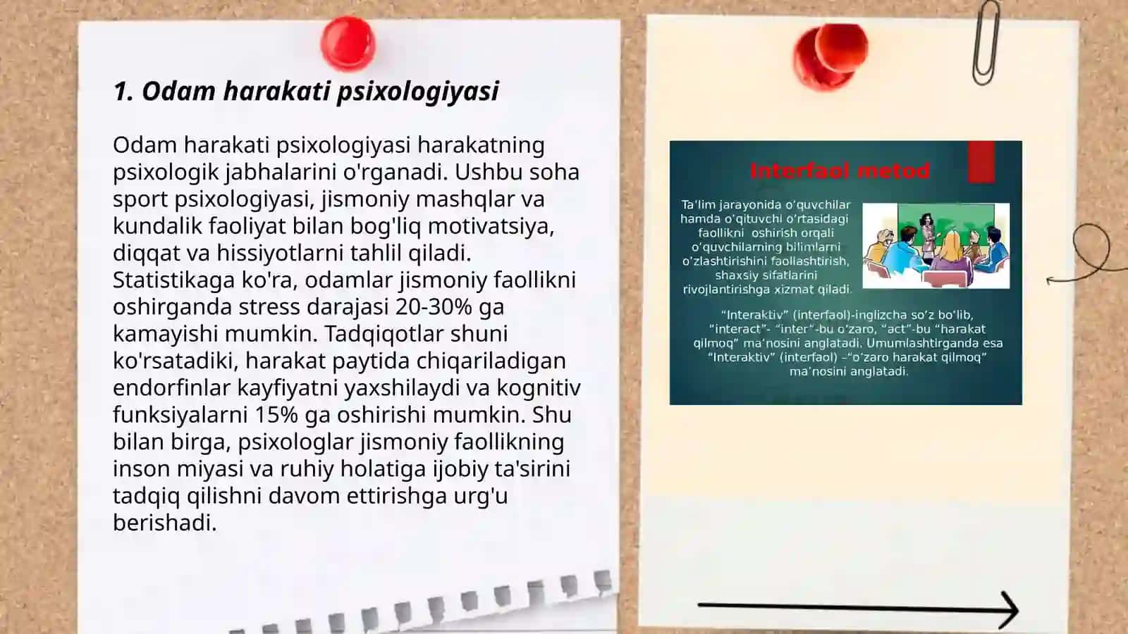 Odam harakat komplekslarini o‘rganish 3