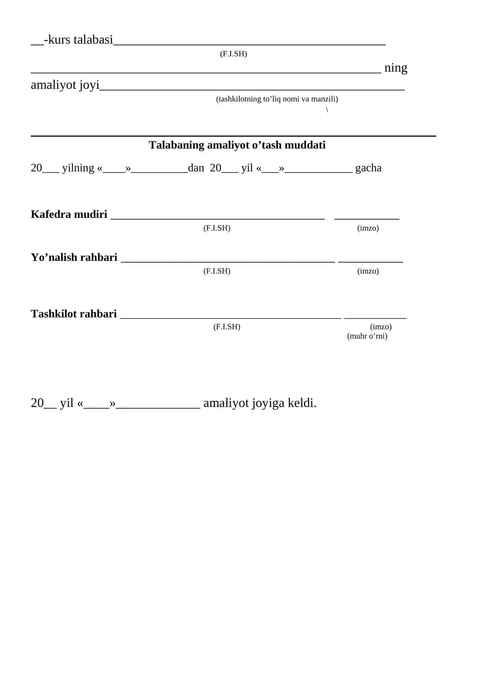 AMALIYOT KUNDALIK DAFTARI 3