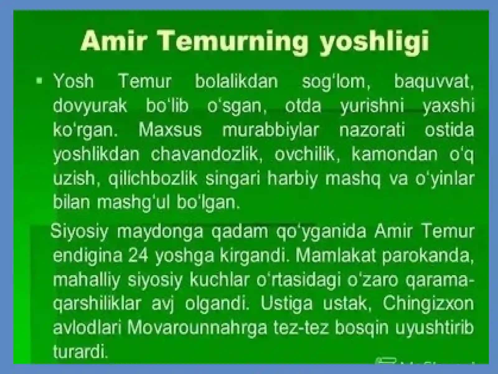 Amir Temur va temuriylar davrida harbiy ishlar 3