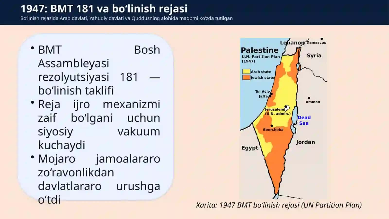 Zamonaviy davrda Arab-Isroil muamosi 3