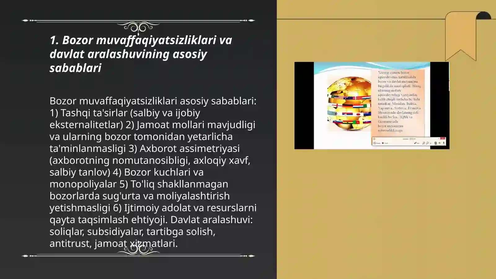 Mikroiqtisodiyotda davlatning roli va uning cheklovlari 3