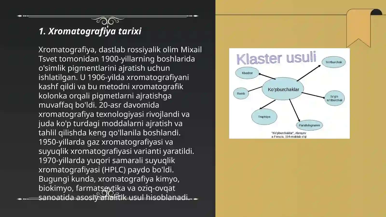 Xromotgrafiya usuli 3