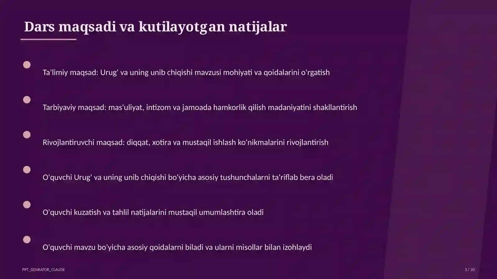 Urug' va uning unib chiqishi (5-sinf) 3