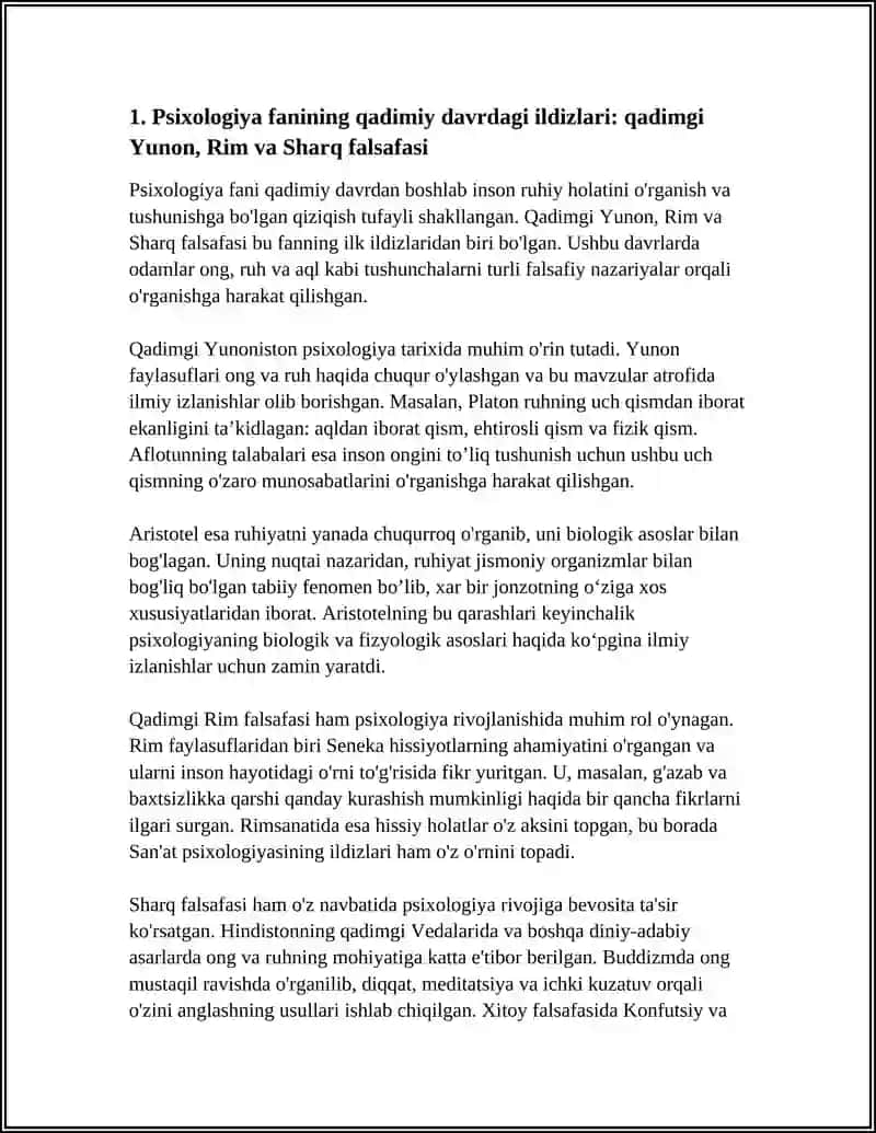 PSIXOLOGIYA FANINING TARAQQIYOTI TARIXI 3
