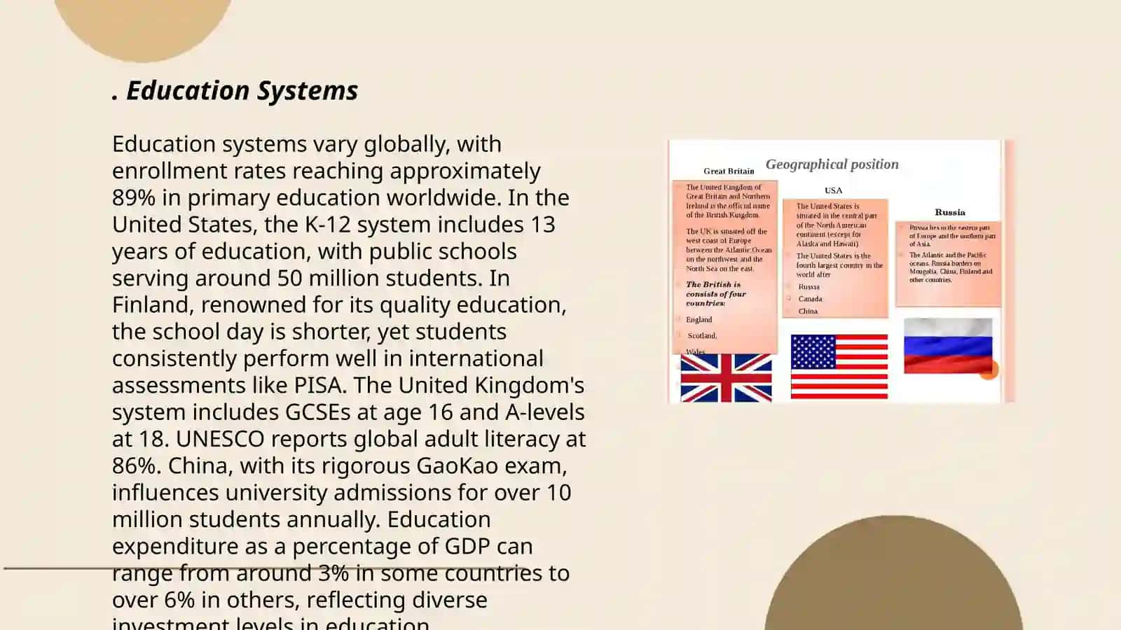 Education Systems 3