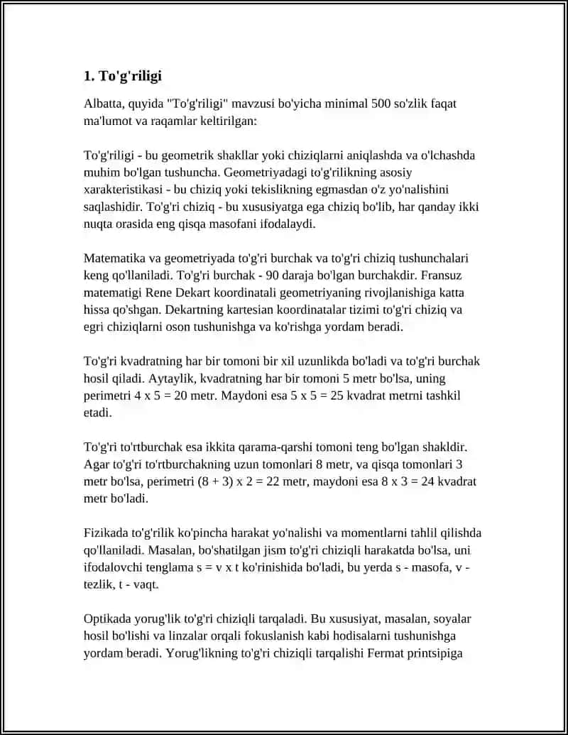 OCHIQ MA'LUMOTLAR UCHUN SIFAT MEZONLARI 3