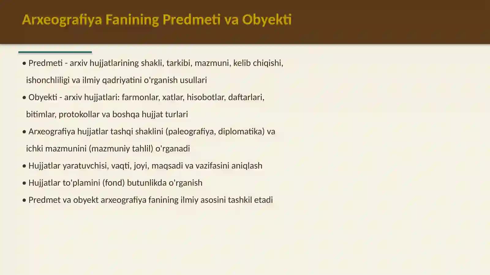 Arxeografiya va uning vazifalari 3