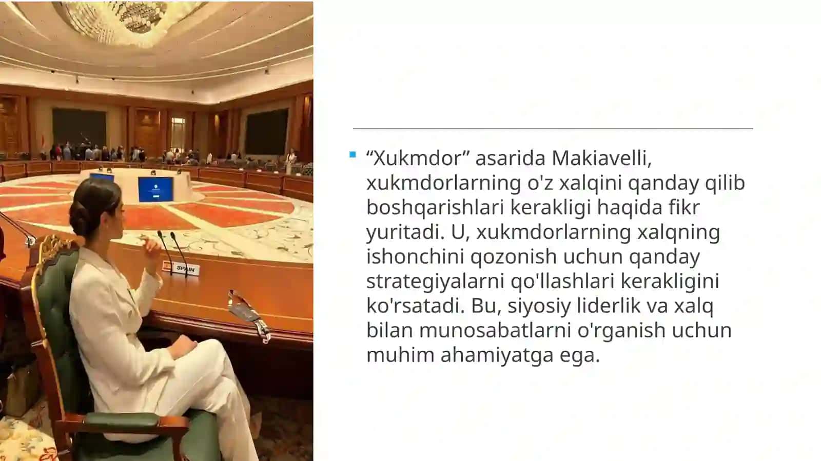 Makiavellining “Xukmdor” asari 3