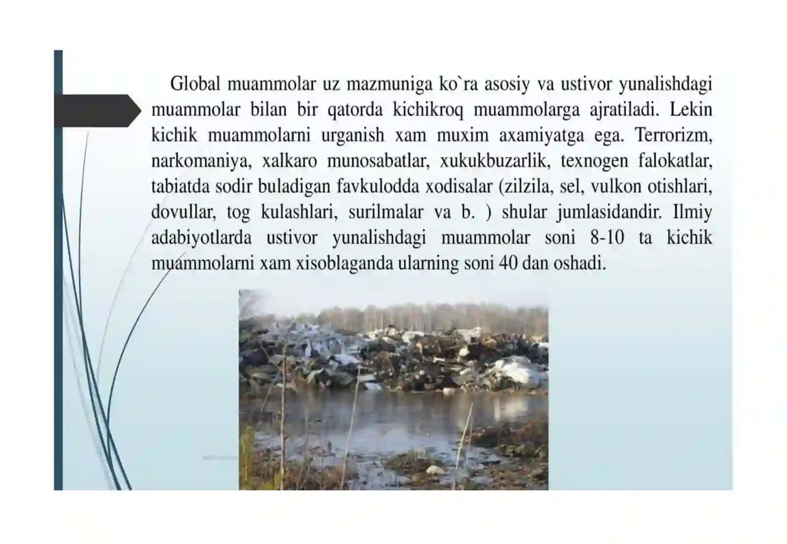 GLOBAL EKALOGIK MUAMMOLAR. 3