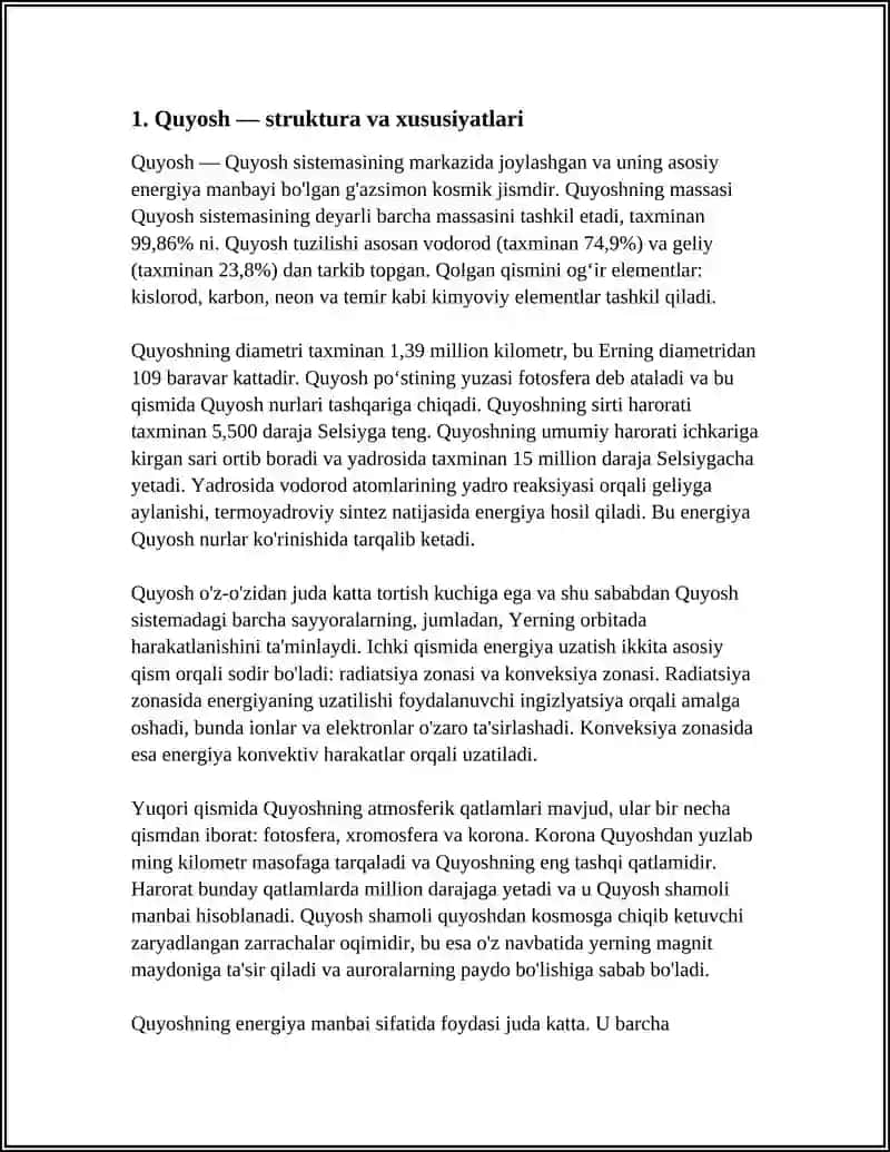 QUYOSH SISTEMASI VA SAYYORALAR 8 BET 3