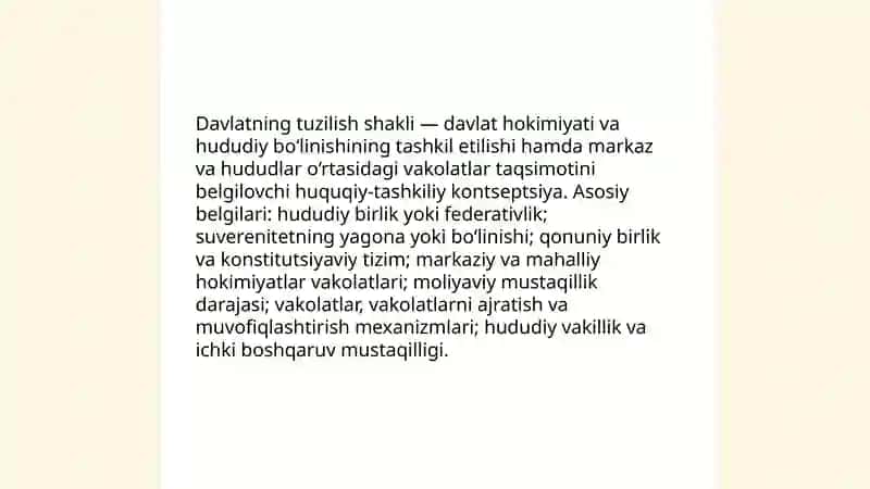 Davlatning tuzilish shakli 3