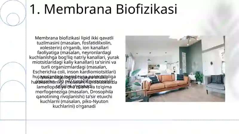 Tirik organizmlar biofizikasi 3