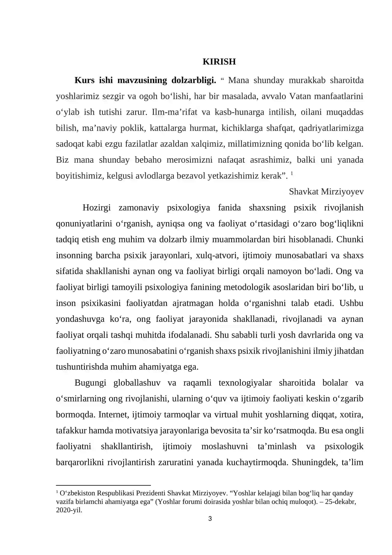Turli yosh davrlarida ong va faoliyat birligi 3
