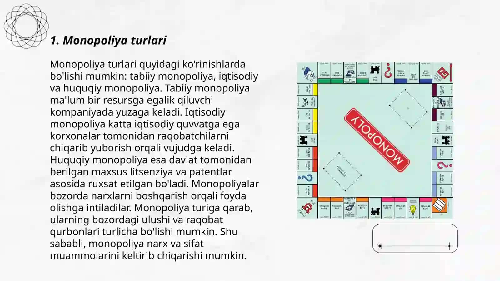 Monopoliya va bozor xukumronligi 3