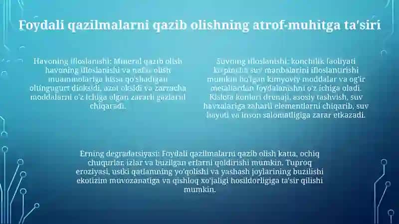Atrof Muhitni Muhofaza Qilish 3