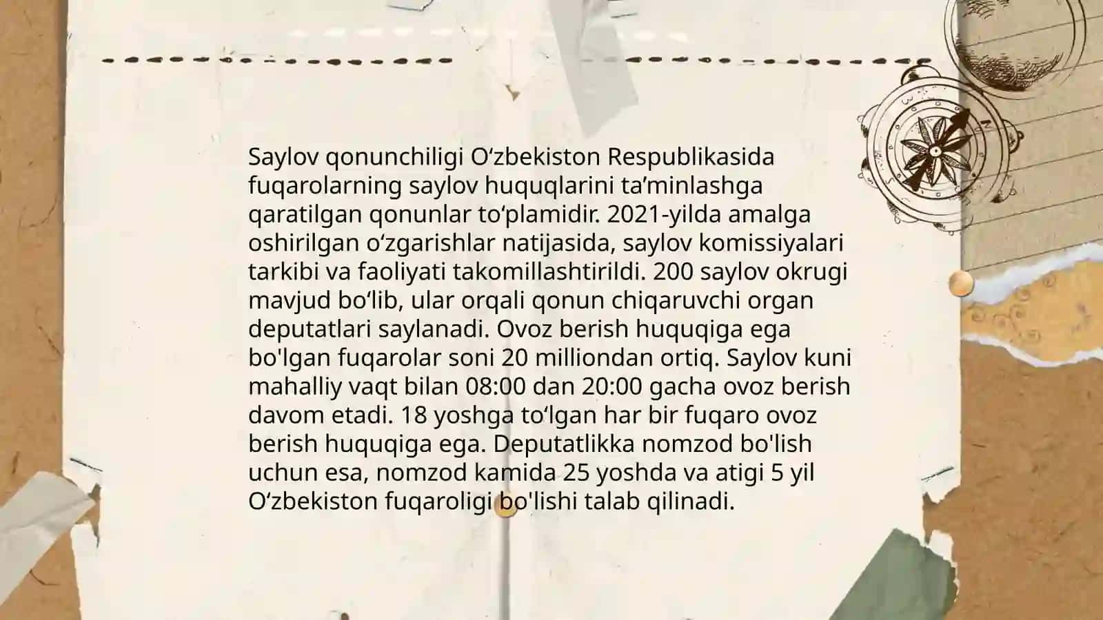 Saylov qonunchiligi 3
