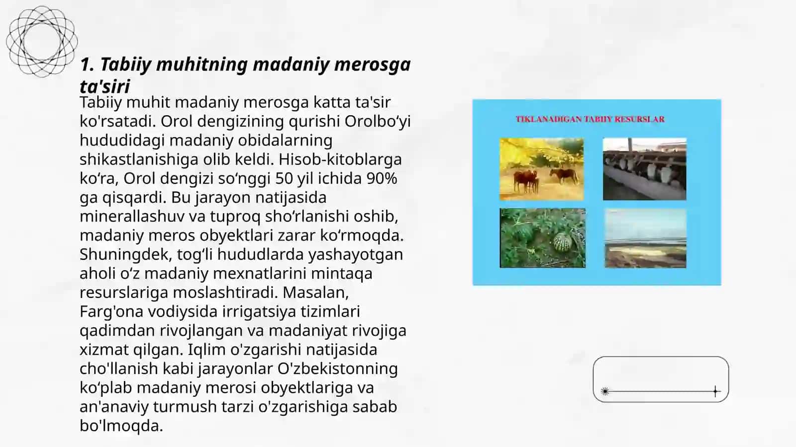 Tabiiy muhitning etnoslar an'anaviy madaniyatiga ta'siri 3