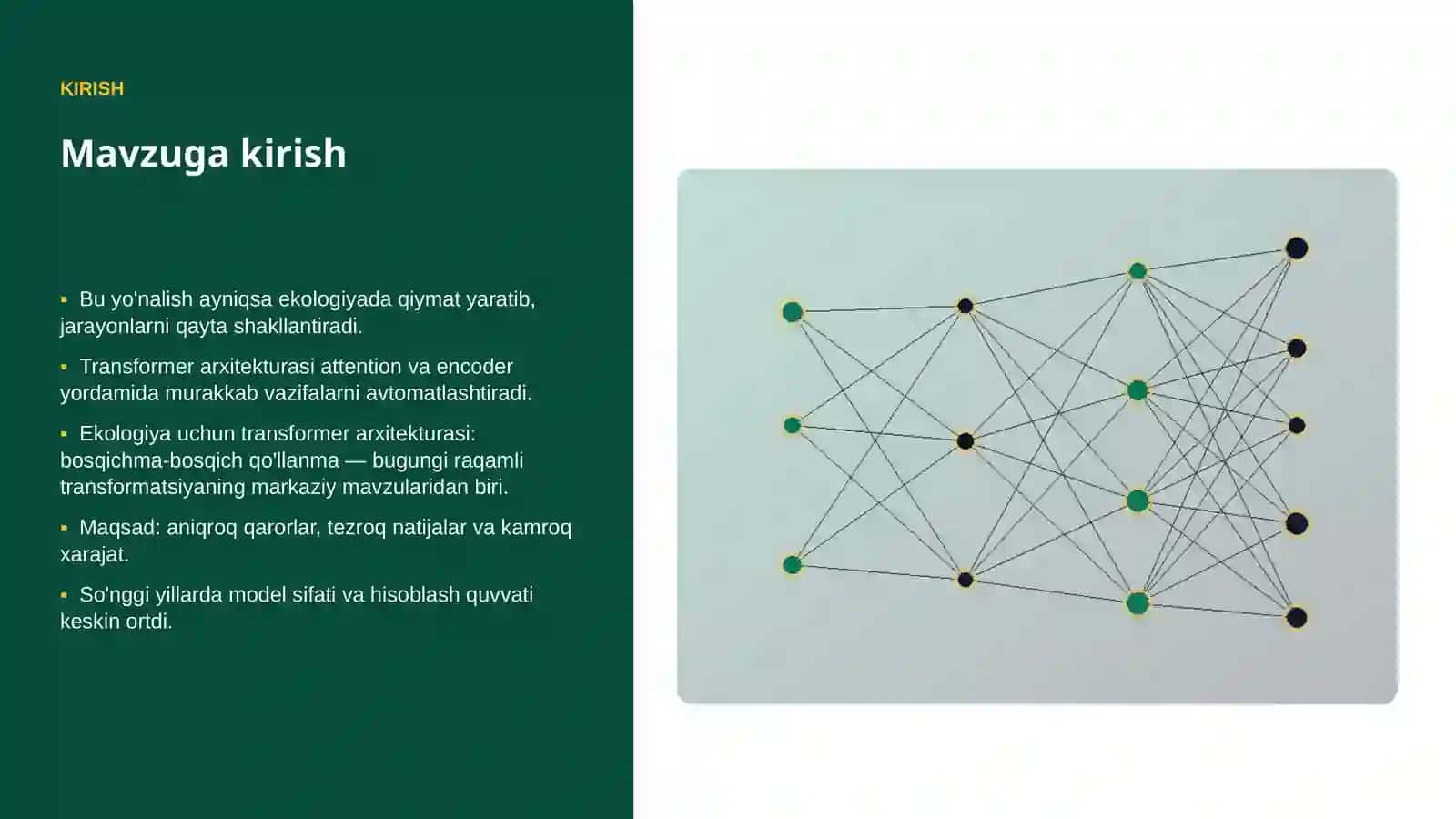 Ekologiya uchun transformer arxitekturasi: bosqichma-bosqich qo'llanma 3