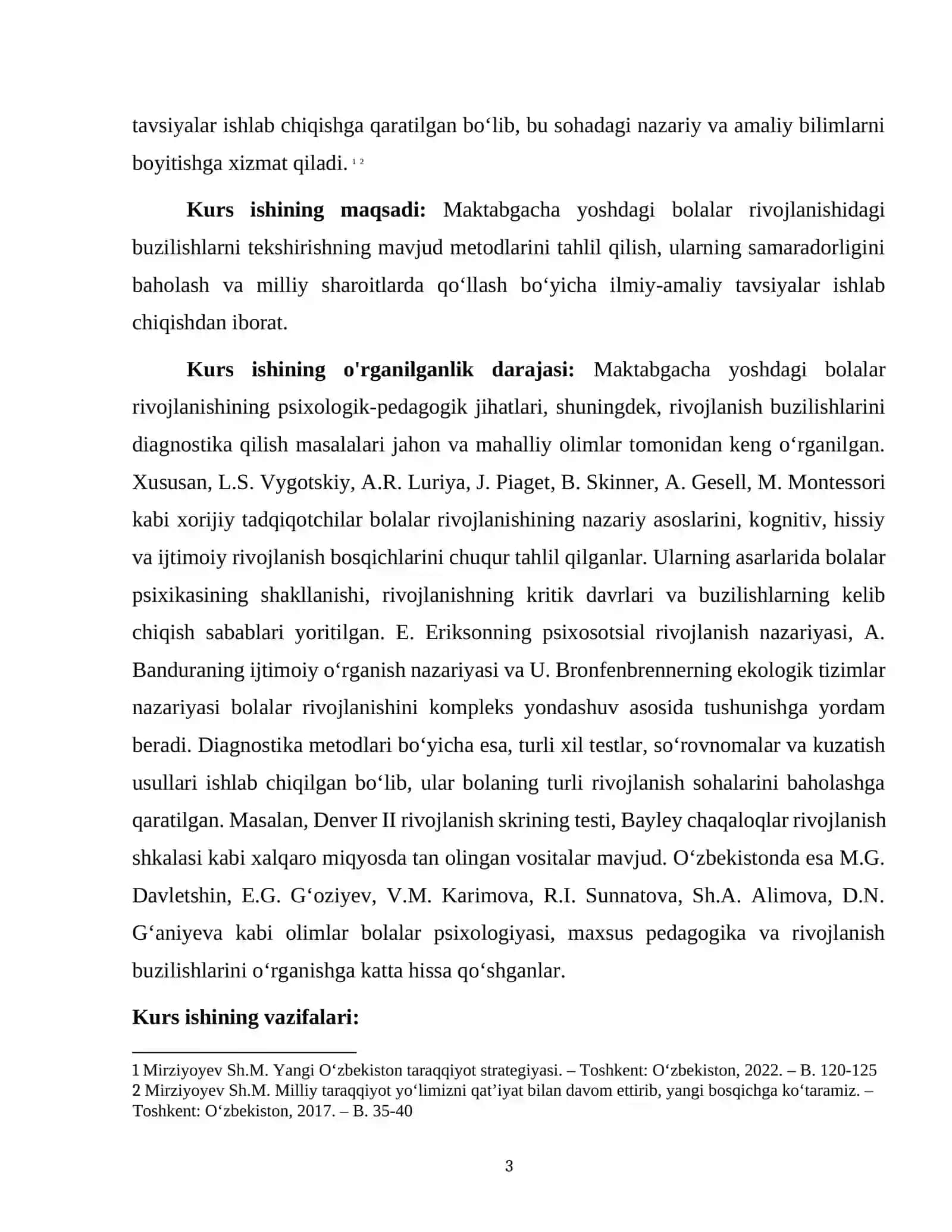 BOB MAKTABGACHA YOSHDAGI BOLALAR RIVOJLANISHIDAGI BUZILISHLARNI TEKSHIRISH METODLARI 3