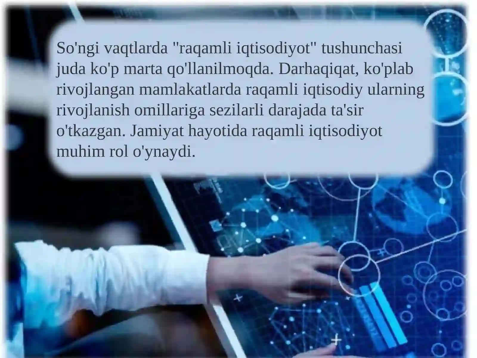 Raqamli iqtisodiyotda yangi tendensiyalar 3