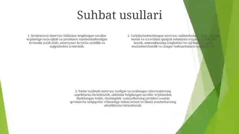 Shaxsni Tadqiq Etish Metodlari 3