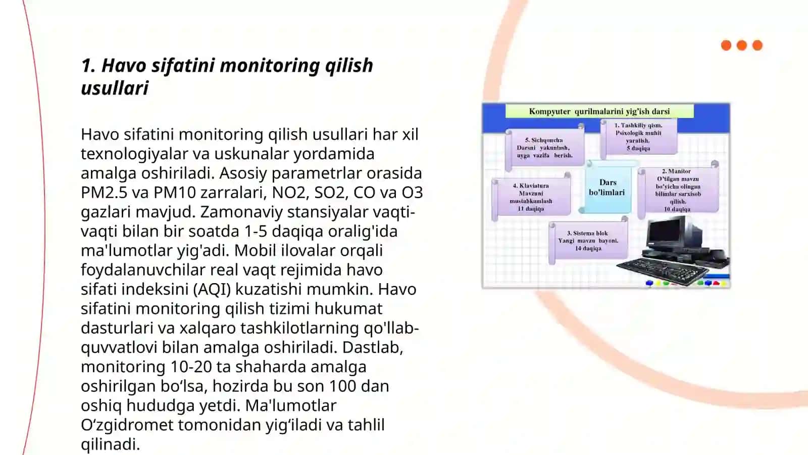 Atrof-muhit ifloslanishini nazorat qilish usullari (havo, suv. tuproq) 3