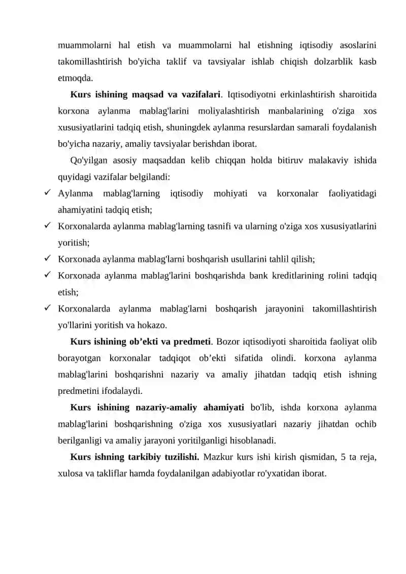 Korxonada aylanma mablag'larni boshqarishni takomillashtirish 3