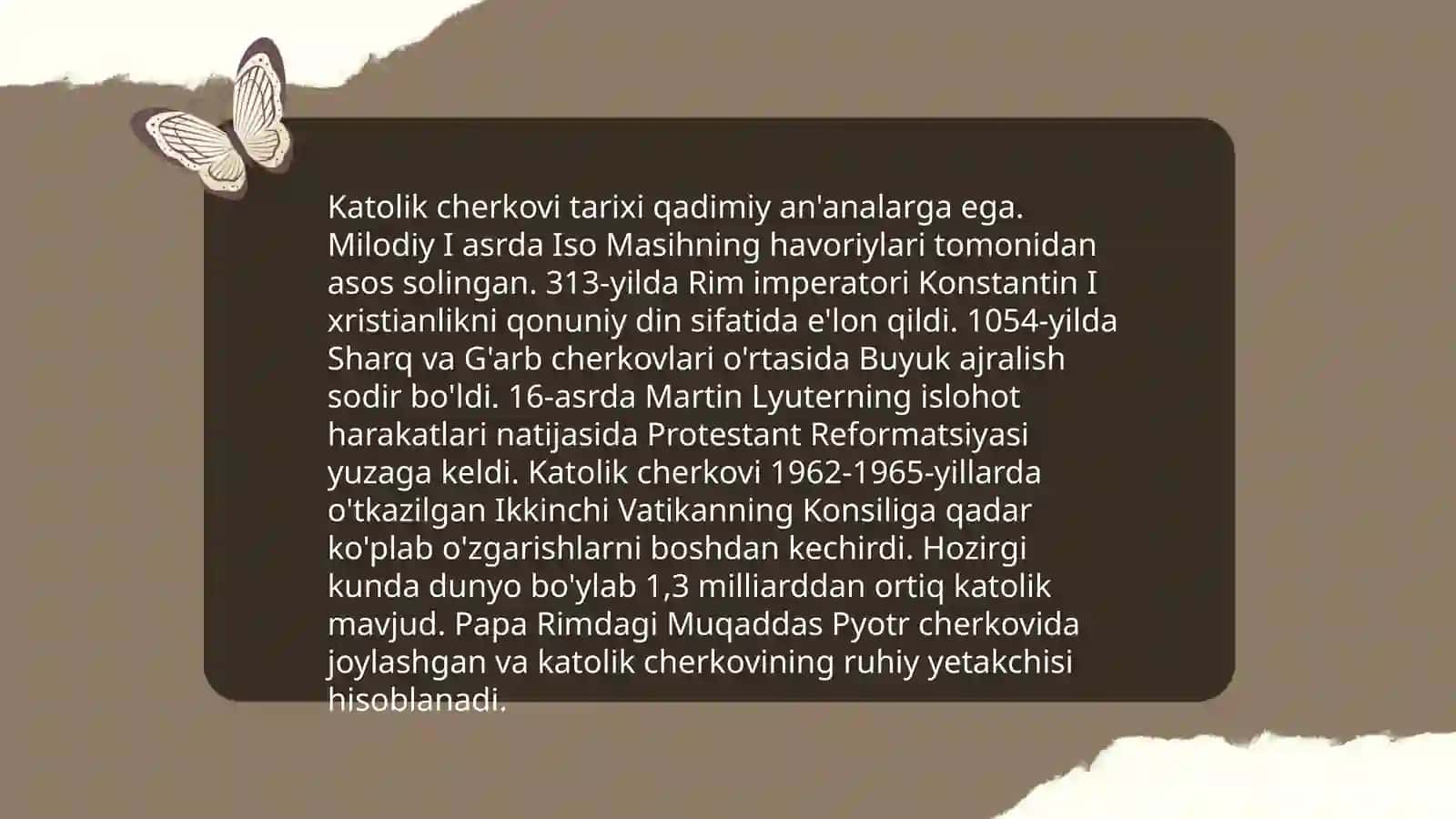 Katolik cherkovi tarixi 3