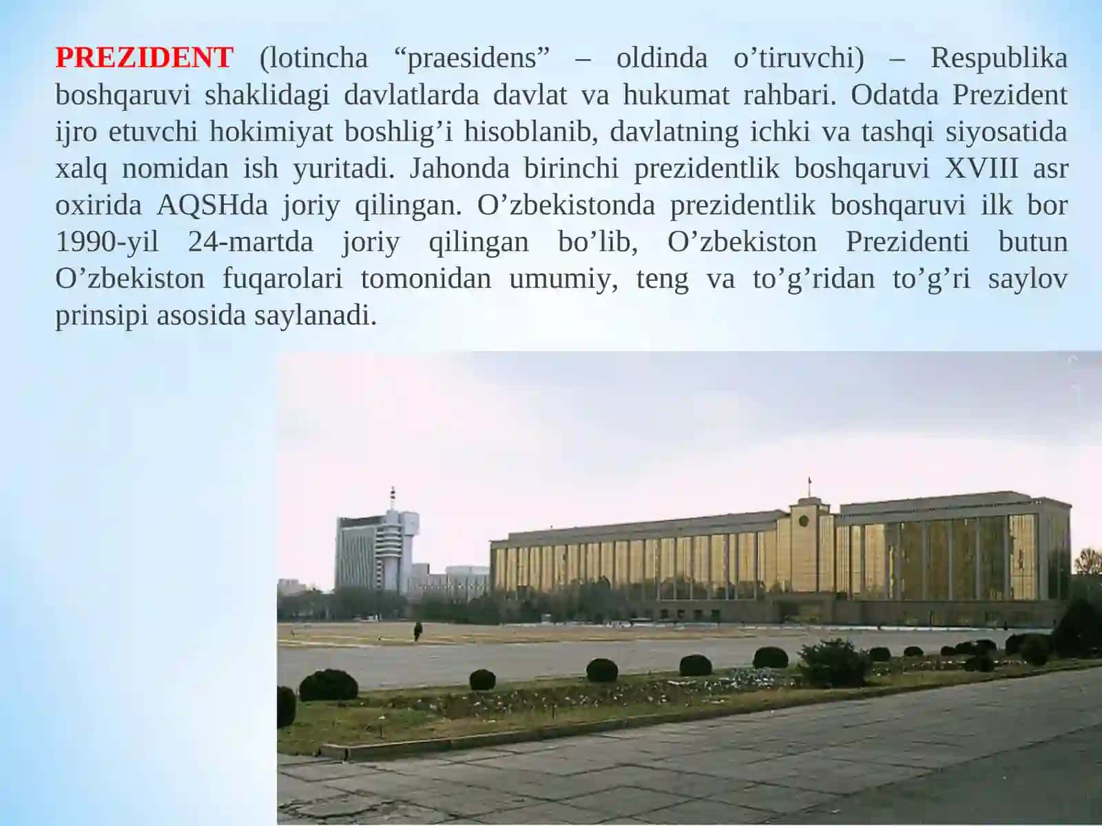О‘ZBEKISTONDA HUQUQIY SIYOSIY ISLOHOTLARNING AMALGA OSHIRILISHI, DEMOKRATIK JAMIYATNI SHAKLLANTIRISH YО‘LIDAGI ISLOHOTLAR 3