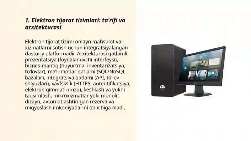 Elektron tijorat tizimlari va elektron raqamli imzo 3