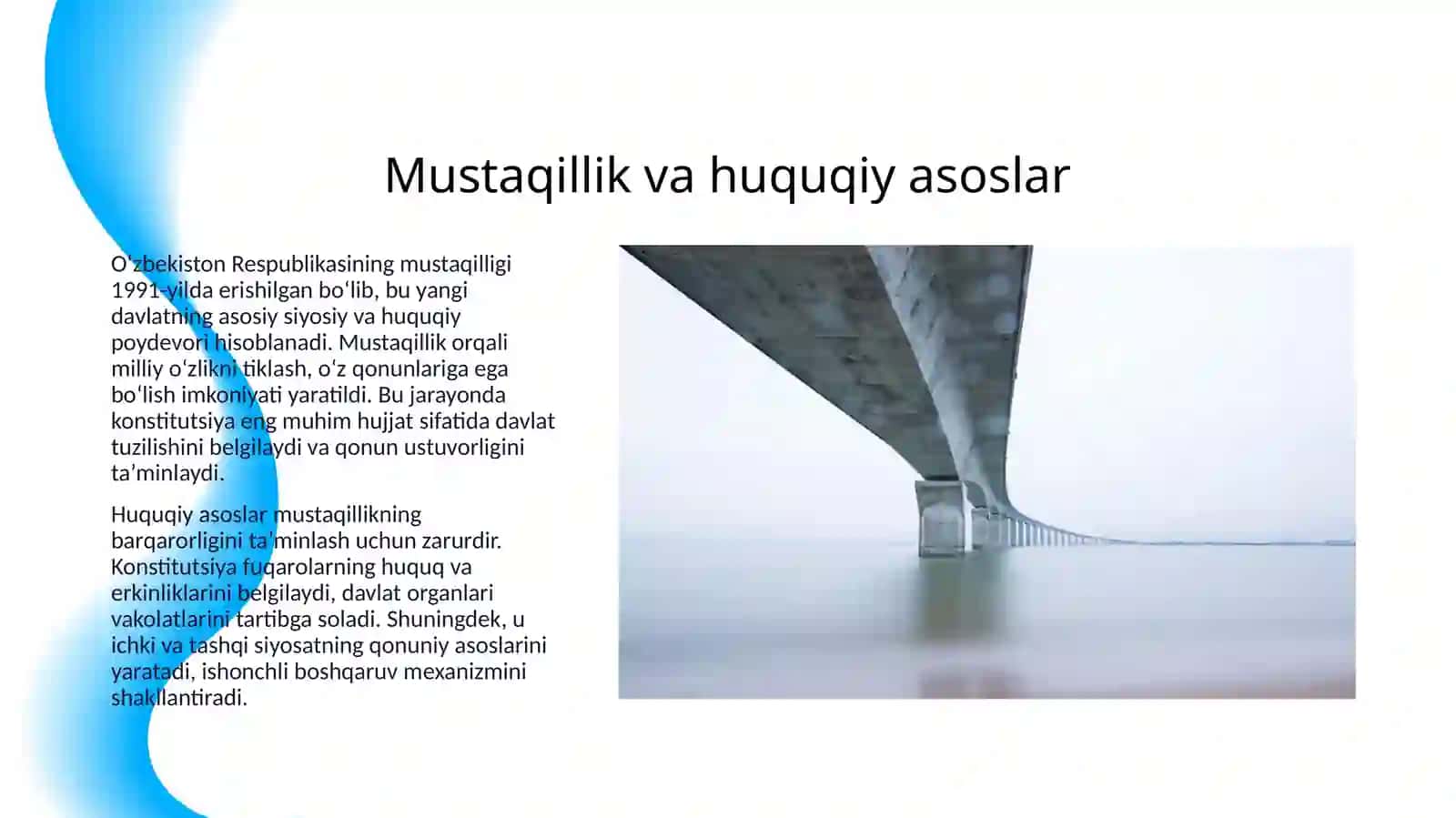 O'ZBEKISTON RESPUBLIKASI KONSTITUTSIYASINING YARATILISHI VA TAKOMILLASHUVI 3