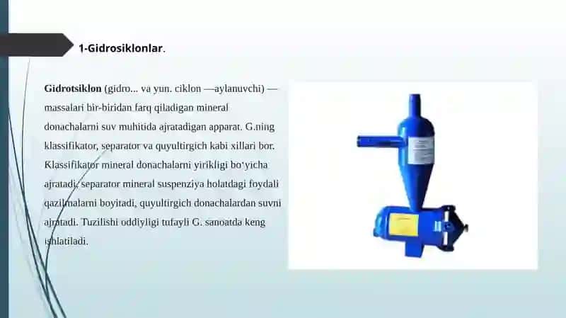 Gidrosiklonlar 3