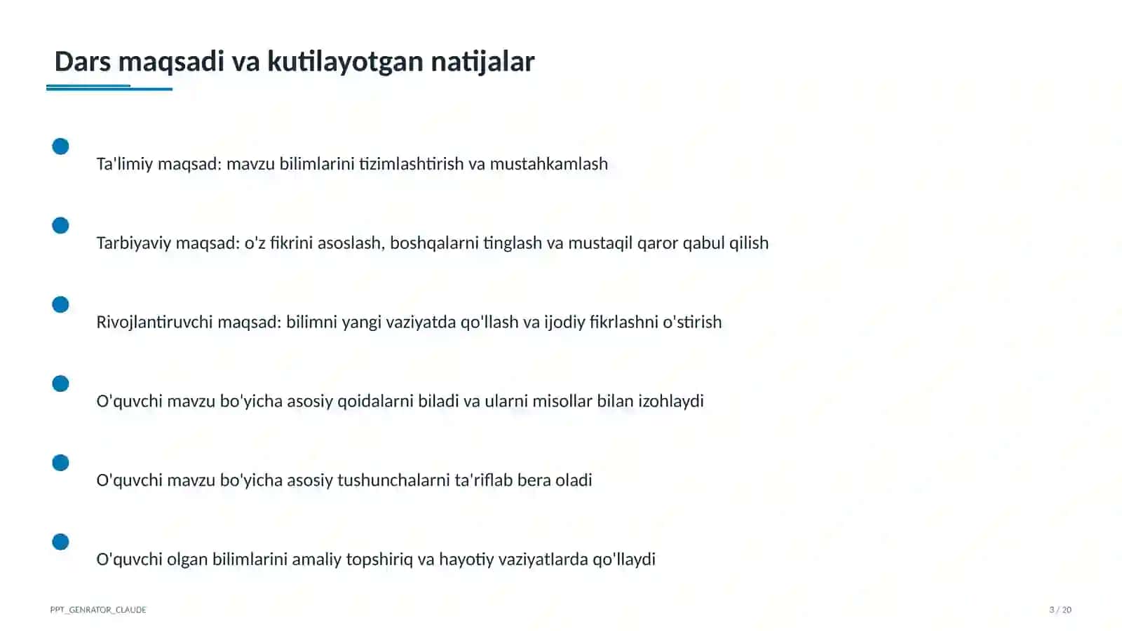 Kombinatorika: o'rin almashtirish, guruhlash (9-sinf) 3