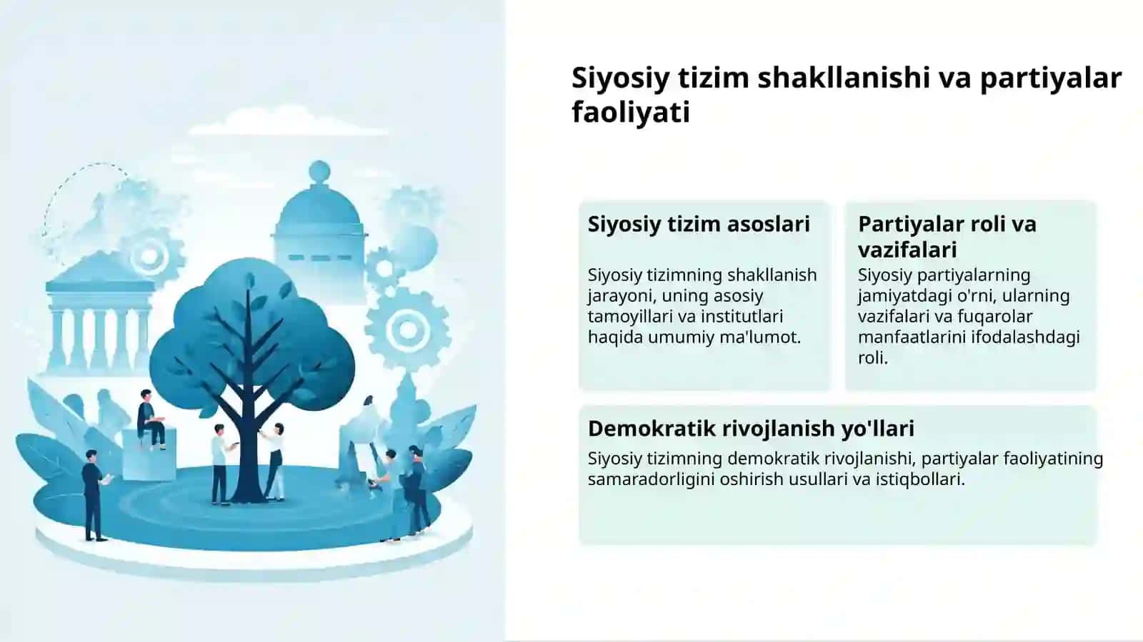 Ijtimoiy-siyosiy o'zgarishlar 3