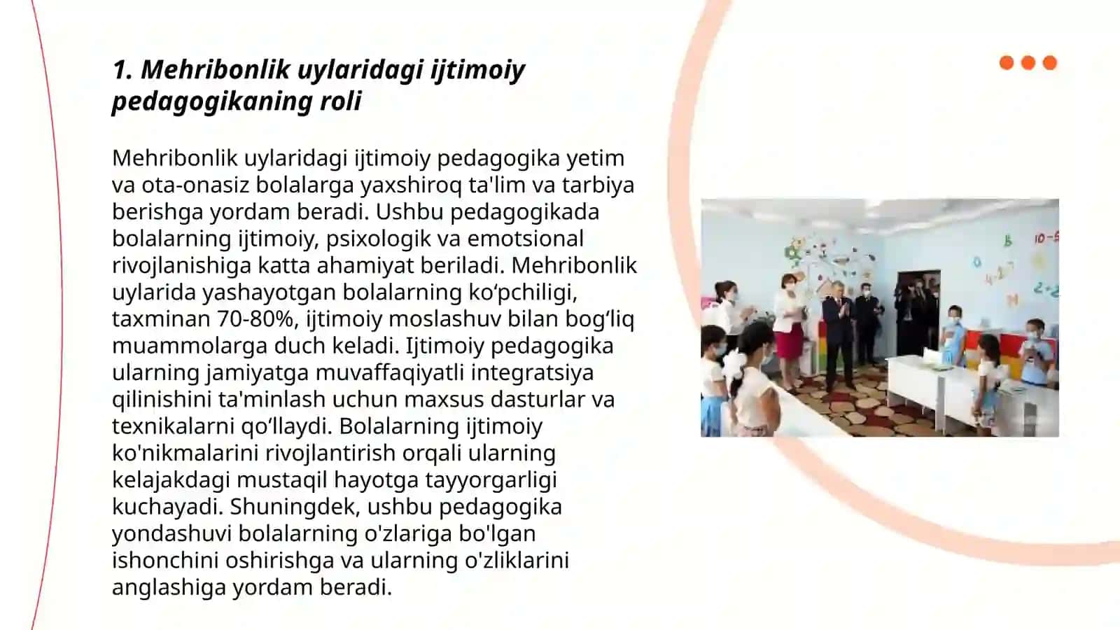Mehribonlik uylaridagi ijtimoiy pedagogik faoliyat 3