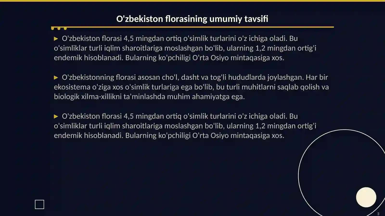 O'zbekiston florasi endimlari 3