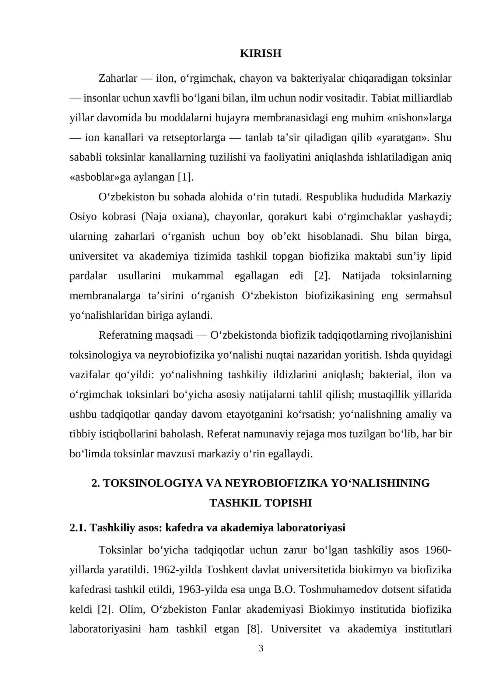 Oʻzbekistonda biofizik tadqiqotlarning rivojlanishi 3