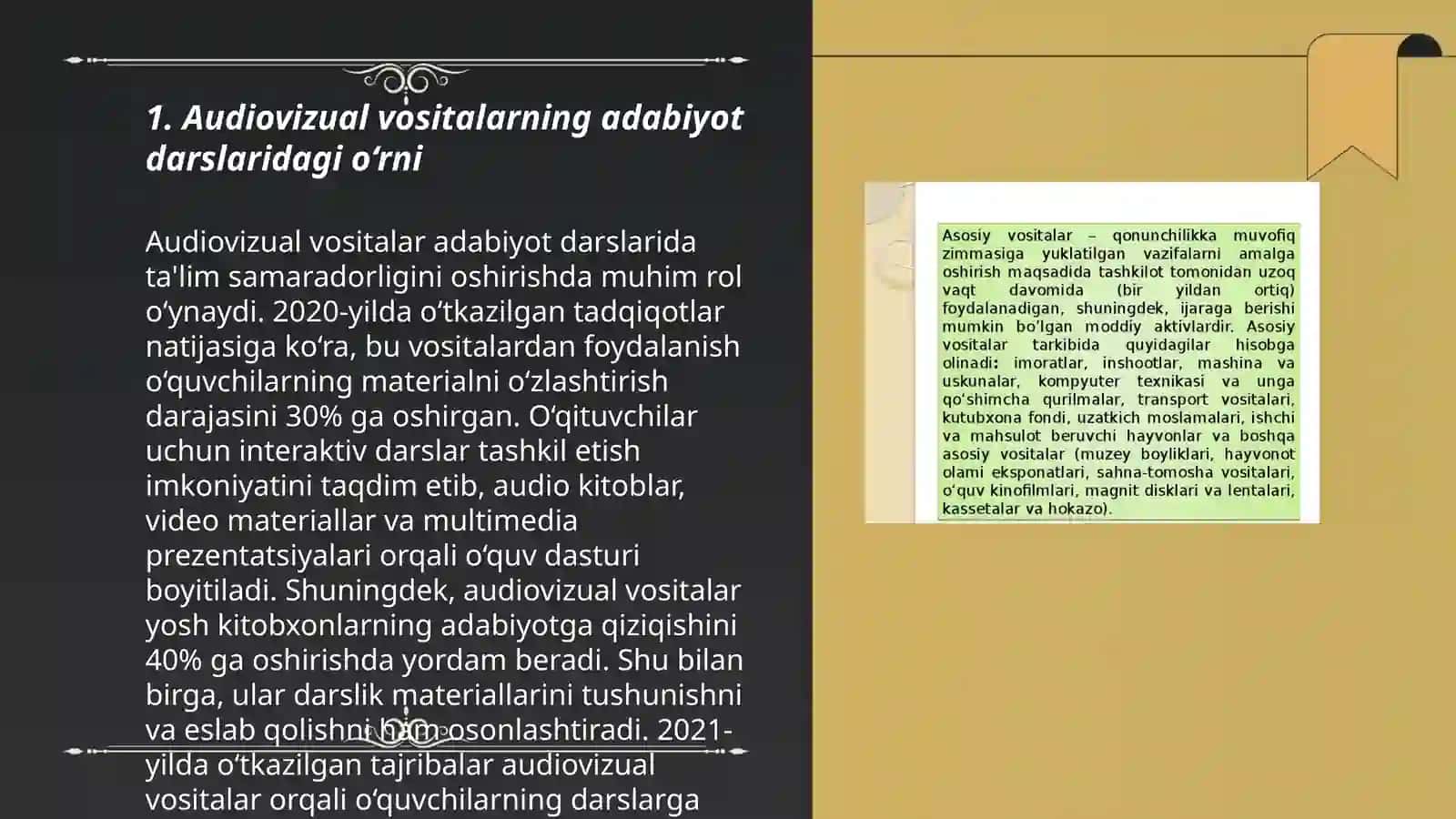 Audiovizual va texnik vositalardan foydalanish 3