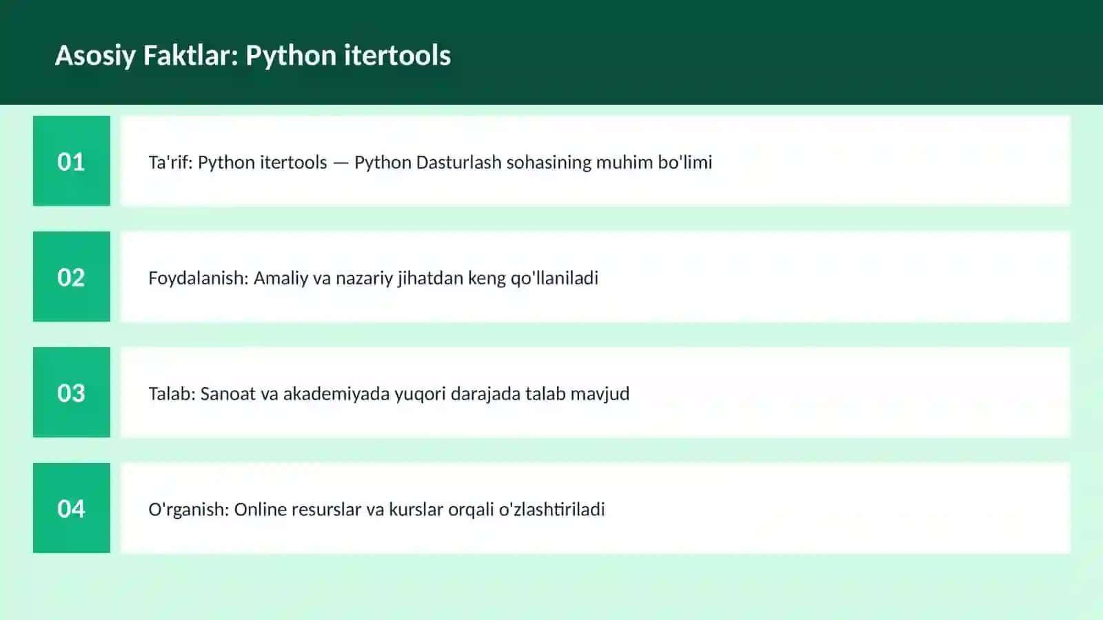 Python itertools 3