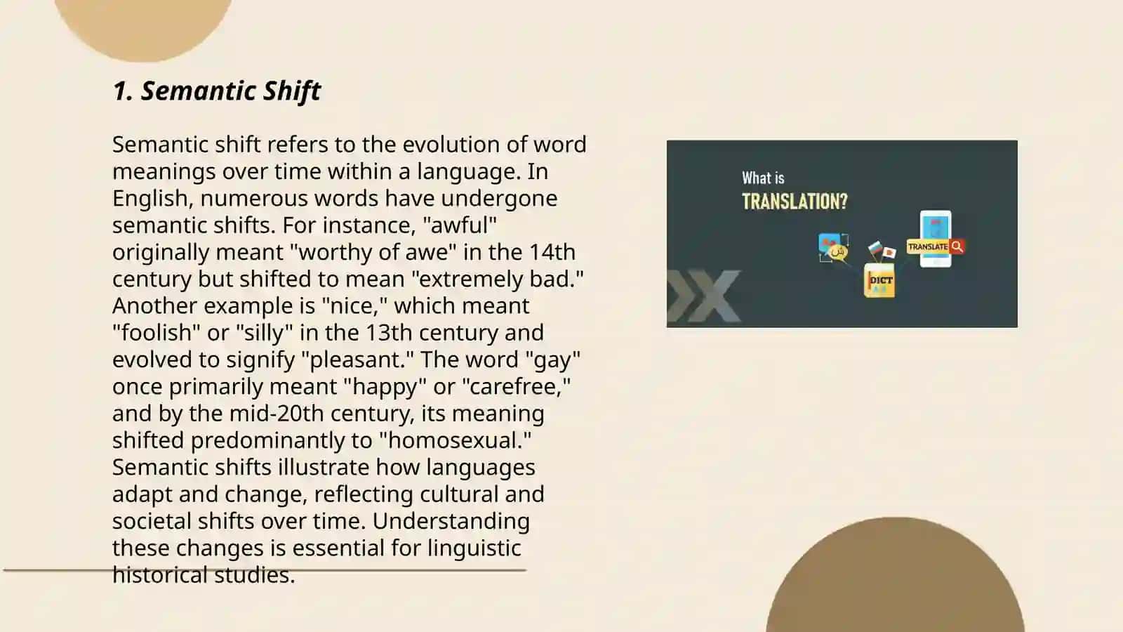 Lexical transformation 3