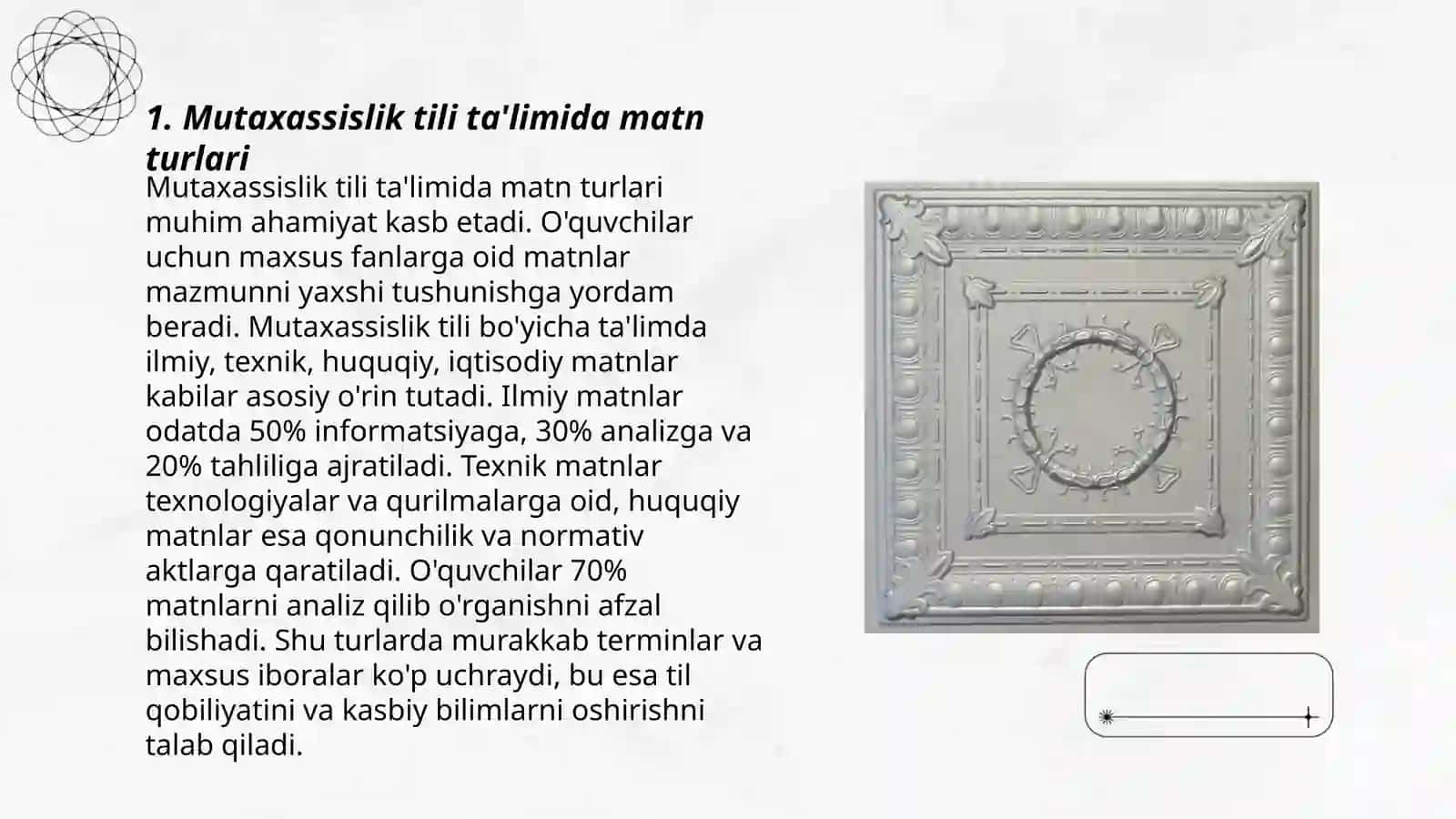 Mutaxassislik tili ta'limida matnlarni tanlash 3
