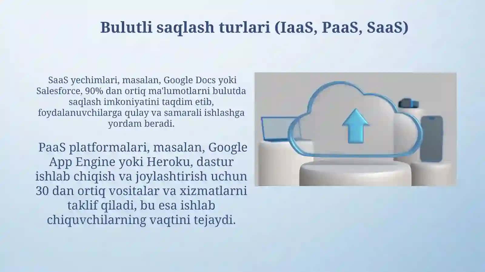 Bulutli hisoblash va ma'lumotlarnisaqlash 3
