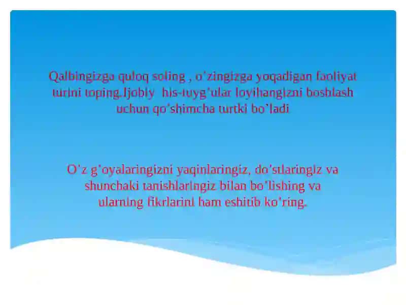Biznes g’oyalarni shakllantirish 3