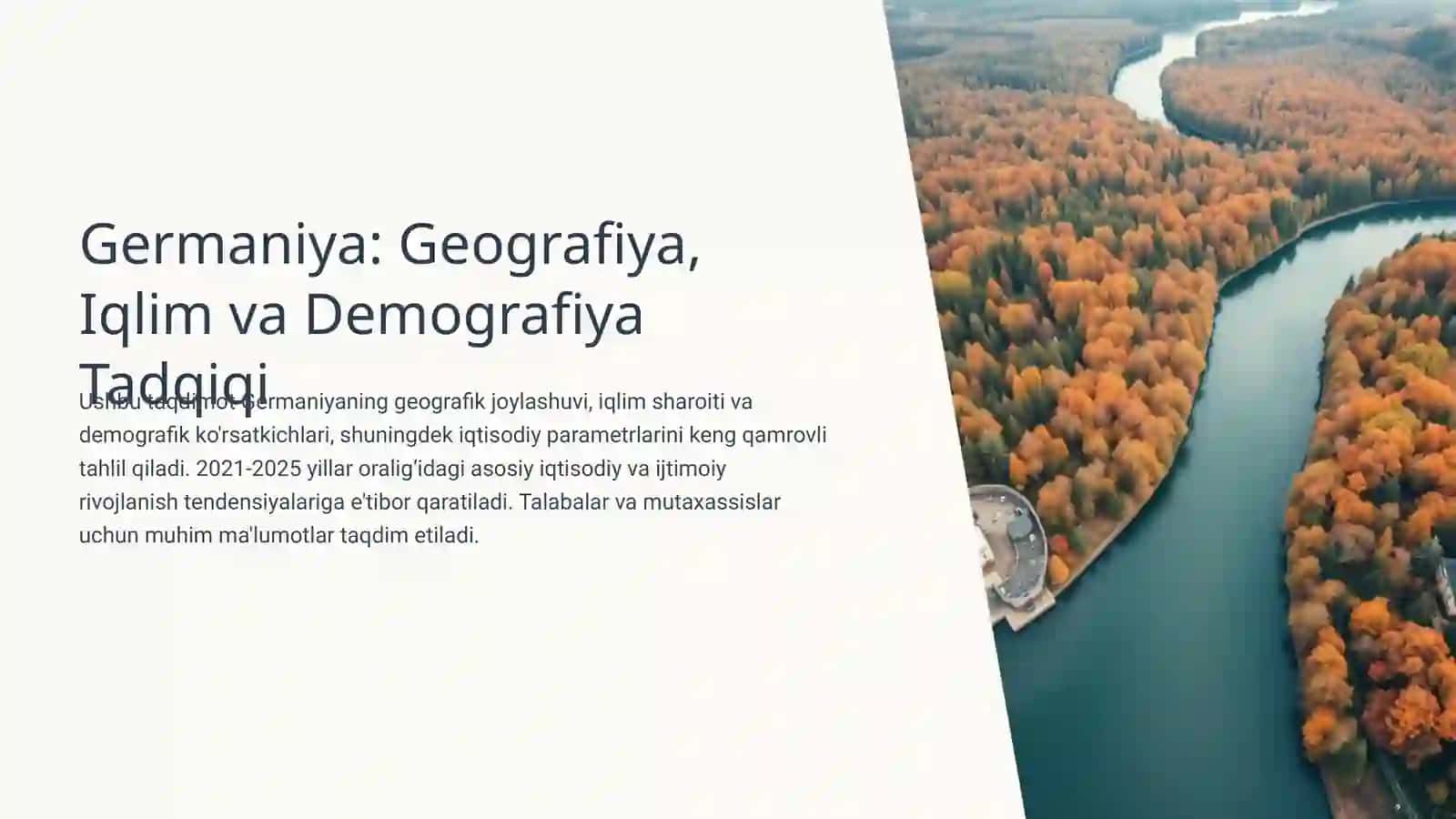 Germaniya: Geografiya, Iqlim va Demografiya Tadqiqi 3