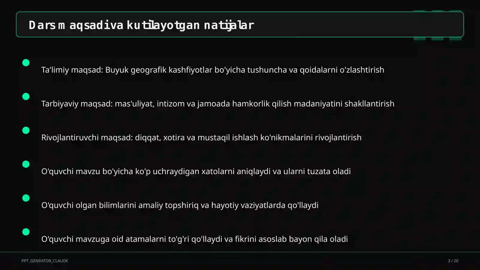 Buyuk geografik kashfiyotlar (8-sinf) 3