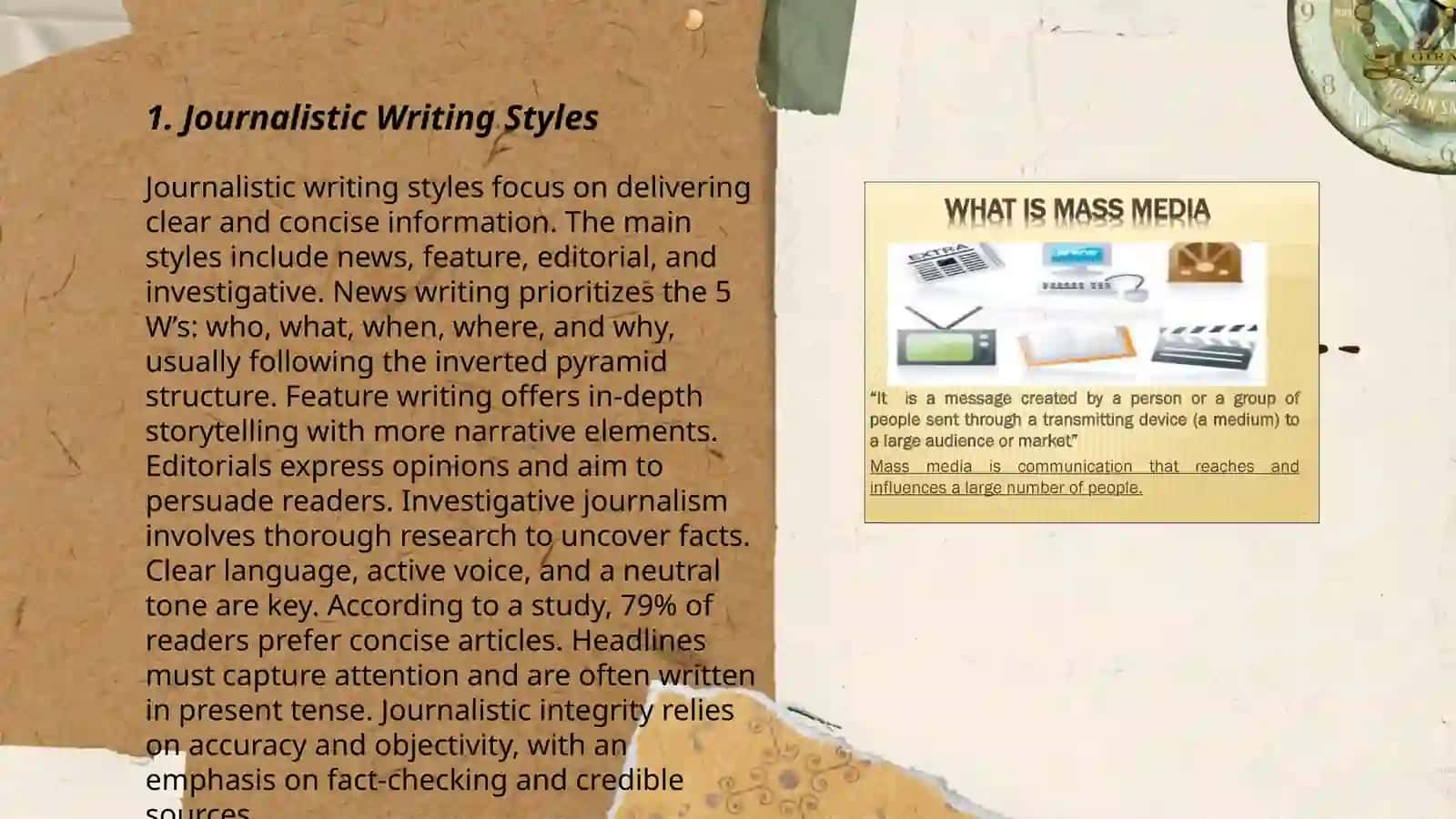 Languages styles used in Mass-media 3